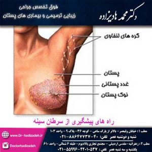 راه های پیشگیری از سرطان سینه - دکتر هادیزاده